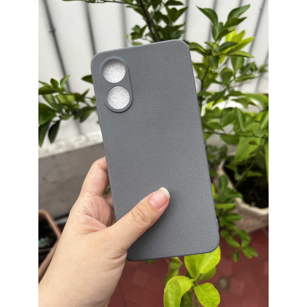 Soft Case Oppo A17 Oppo A17k Slim Matte Silicon Sandstone