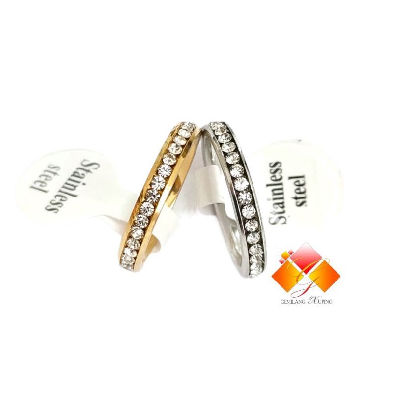 Cincin Titanium Full Mata CC557/CC559