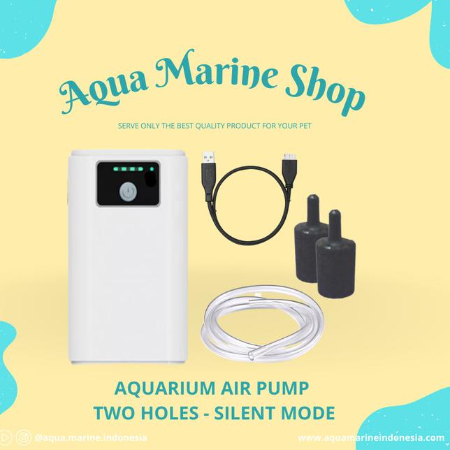 AERATOR 2 LUBANG ACDC / AERATOR AC DC / AERATOR ACDC / POMPA UDARA USB - NON-PAKET