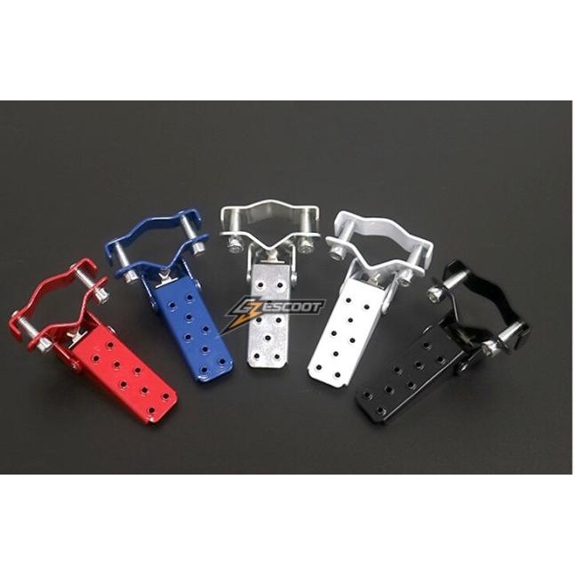 Front Folding Footstep Footrest for Fiido/Electric Scooters - Biru, 2.4-3.8mm