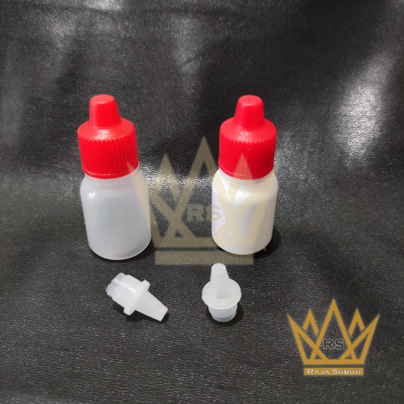CC POLOS botol tetes 10ml GENDUT LANCIP plastik putih natural 10 ml