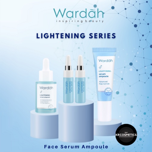 Wardah Lightening Serum Ampoule - Serum dengan 10X Advanced Niacinamide 5 ml 8 ml 30 ml