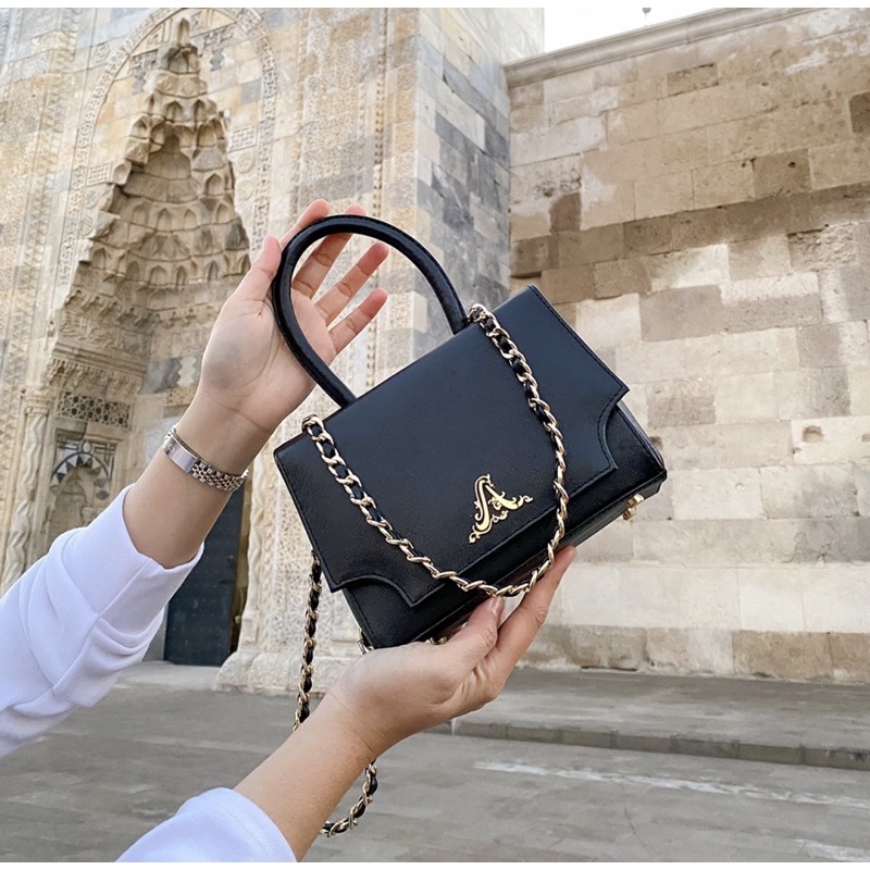Asscher Bag on Black by ayudyahandari