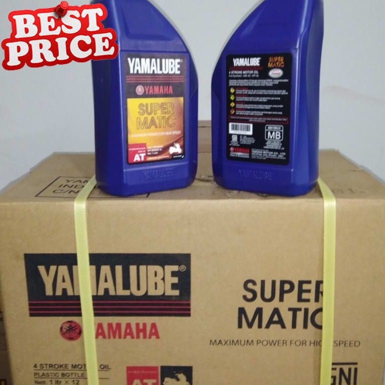 Oli Yamalube Super Matic 1Liter FULL SYNTHETIC SAE 10W-40 1L