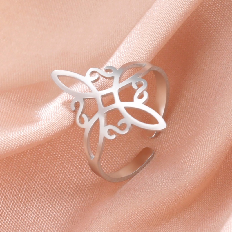 SIY Adjustable Open Finger Rings Witches Knot Rings Jewelry Birthday for Women