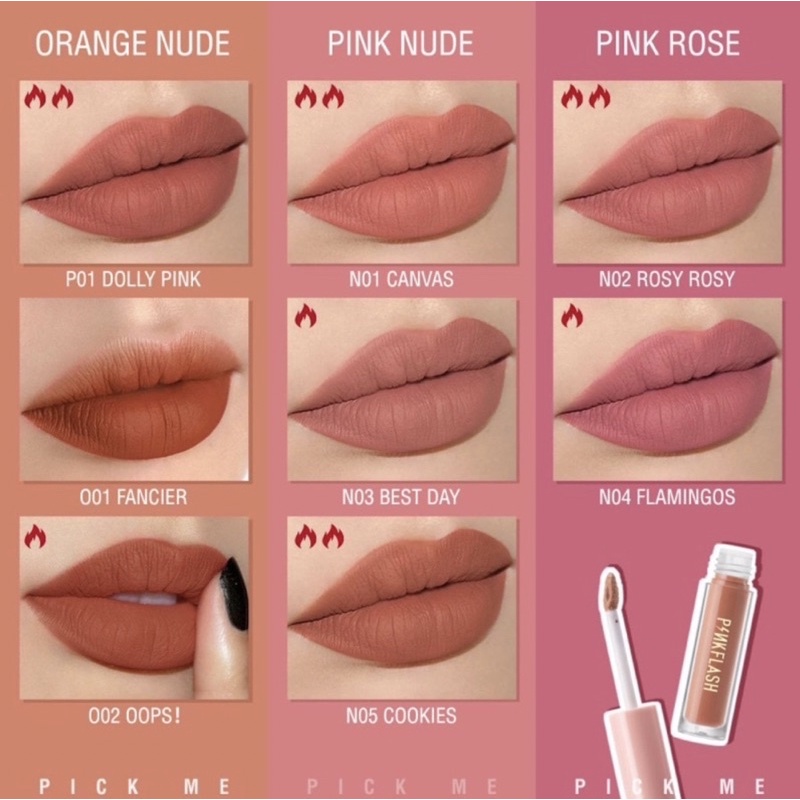 PINKFLASH Matte Lipcream | Pink Flash Lasting Matte Lipstick