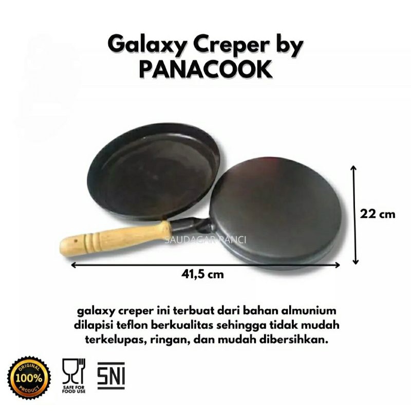 CREPES PAN GALAXY ANTI LENGKET