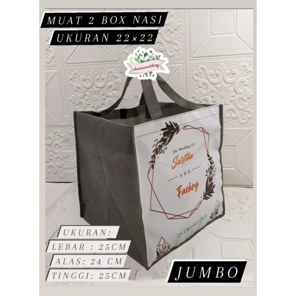 

Tas Berkat Tas Tasyakuran Tas souvenir Pernikahan Tas Haul, Aqiqah, Kematian, Khitan, Kehamilan, Goodie bag Idul fitri