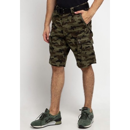 CELANA PENDEK BERMUDA MGEE ZETTA C008 - GREEN - CELANA ARMY