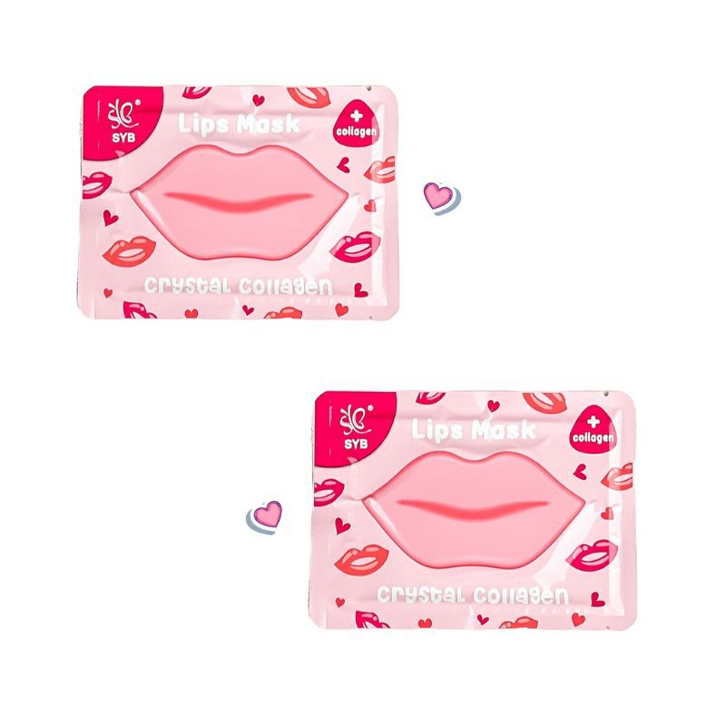 ✿ELYSABETHME✿ Syb lip mask masker bibir melembabkan dan mencerahkan alami pink lembab lipgloss