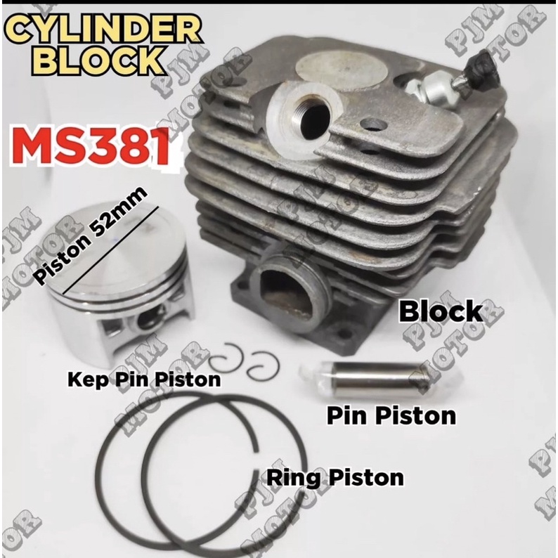 Ms381 Block Cylinder block mesin chainsaw senso sinso sthil stihl ms 381 boringan