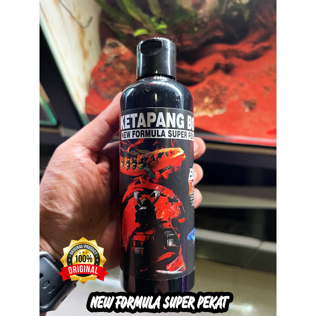 EKSTRAK KETAPANG BOS 250 ml ( KETAPANG LAUT LUMER BLACK WATER PROGRESS CHANNA)