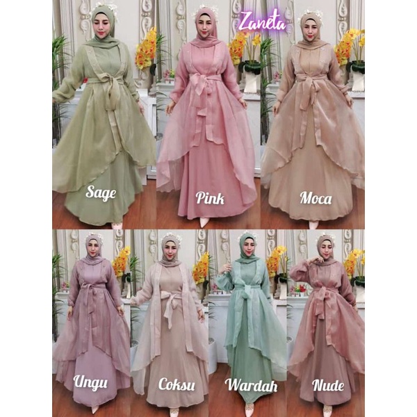 Gamis Muslim | Dress Zaneta
