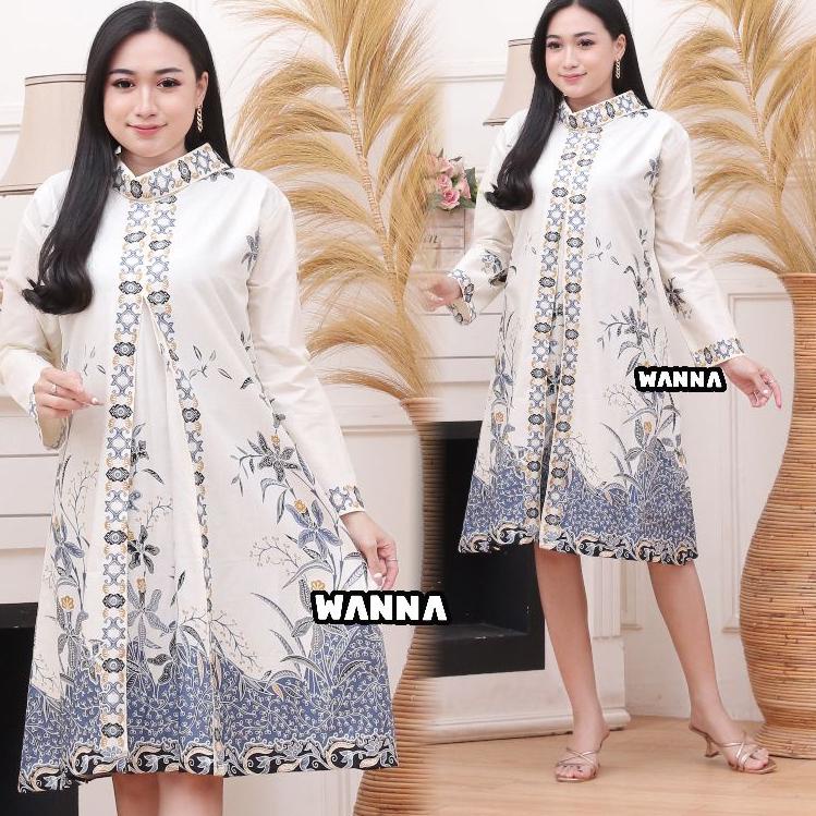 Murah Meriah TUNIK BATIK MODERN CANTIK KEKINIAN BAJU WANITA TERLARIS TERBARU