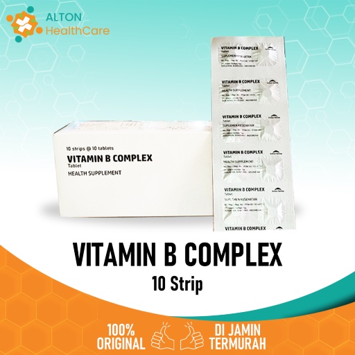 Jual Vitamin B Complex Kimia Farma Strip isi 10 Tablet / Vitamin B