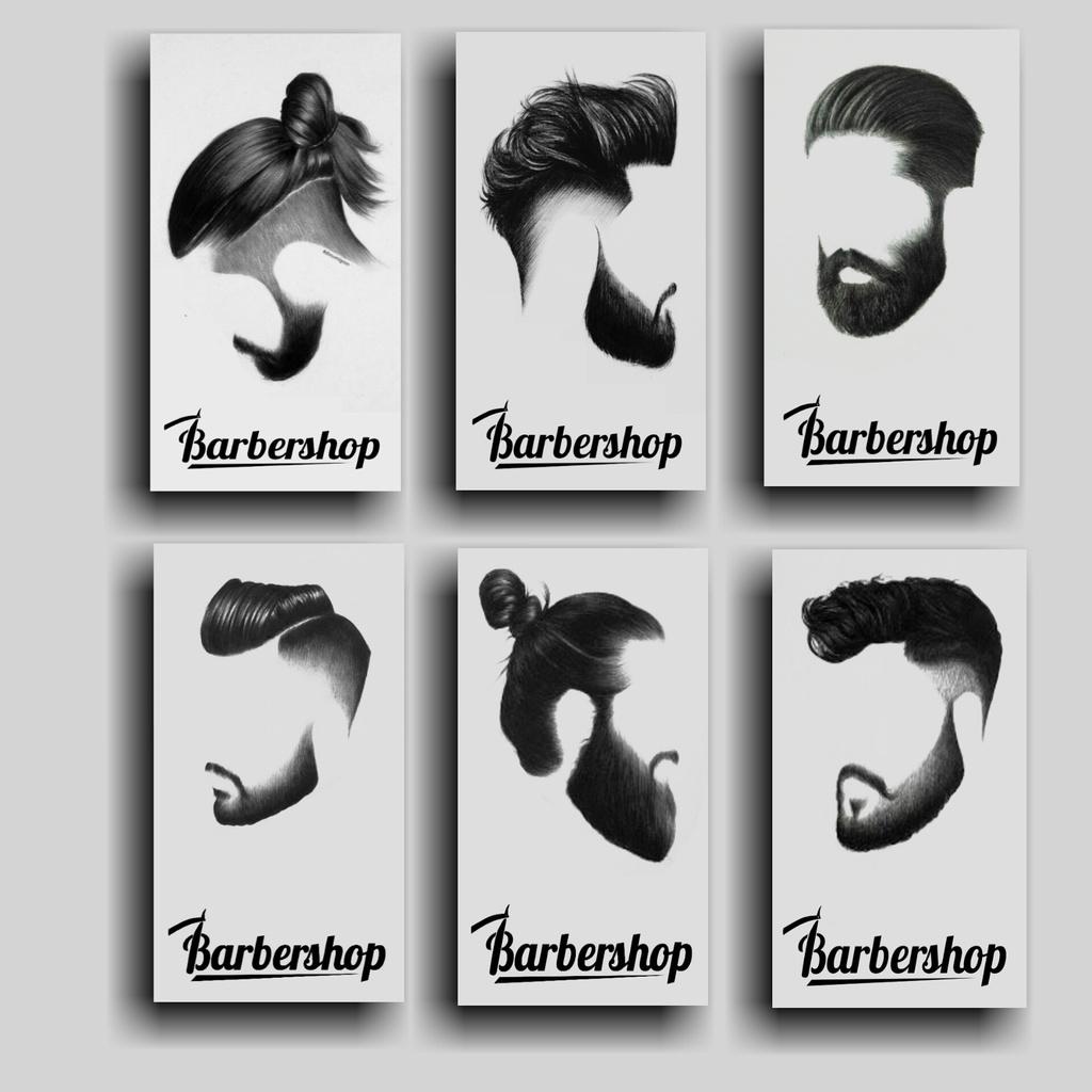 " j-1 " hiasan dinding barbershop | pajangan dinding barbershop