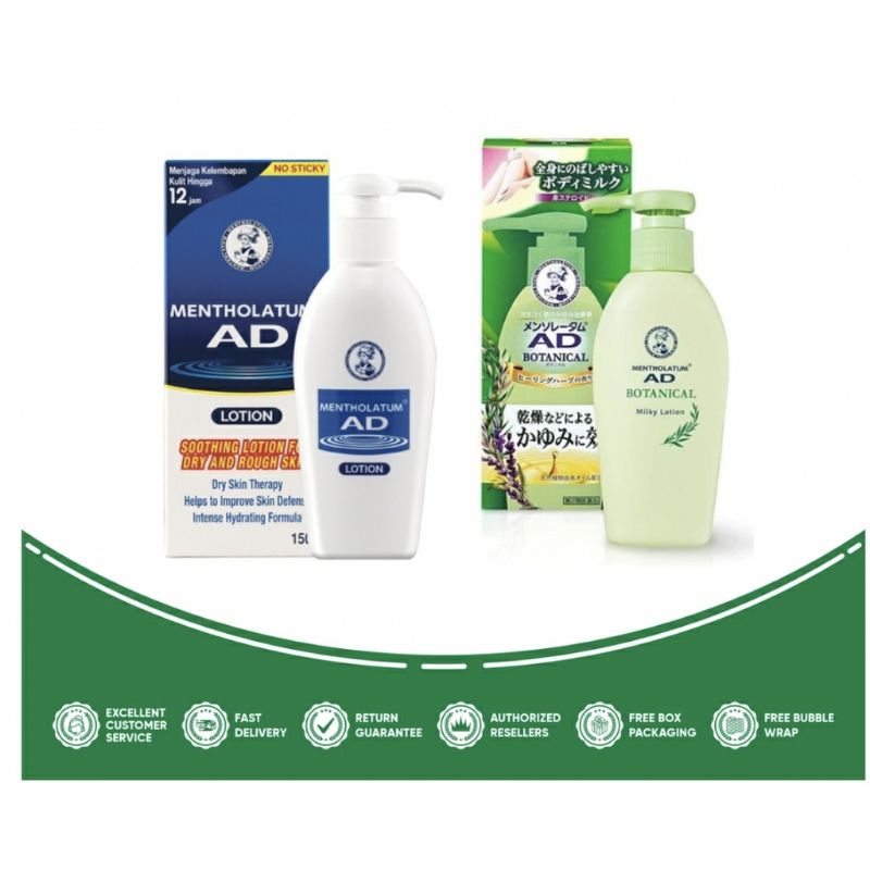Mentholatum AD Lotion dan Mentholatum AD Botanical lotion 150gr