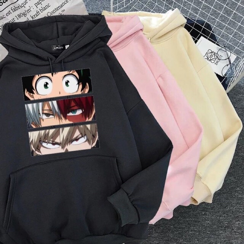 Sweater Hoodie Anak Laki-Laki Perempuan BOKU NOO HERO ACADEMIA | Jaket Anak Bahan Lembut (SABLON DTF)