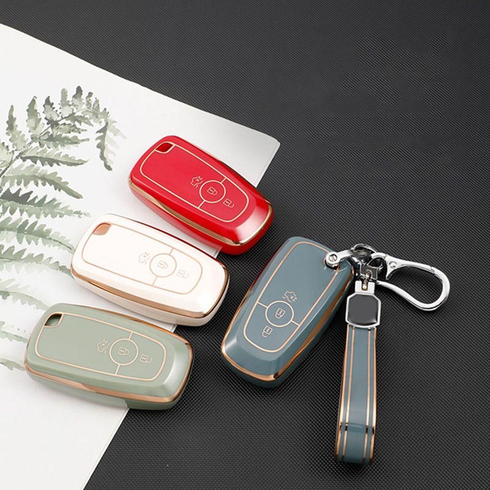 Preva Remote Key Case Soft TPU Pelindung Kulit Key Fob Cover
