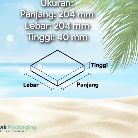 

Kardus Kotak Pizza 20 x 20 x 4 cm Kraft Cokelat Karton Kemasan Box