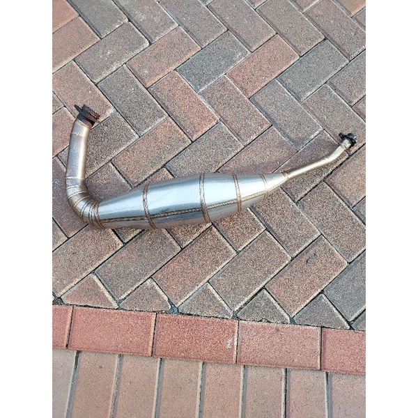 knalpot stainless "L" Ahau perut 39 Ninja RR