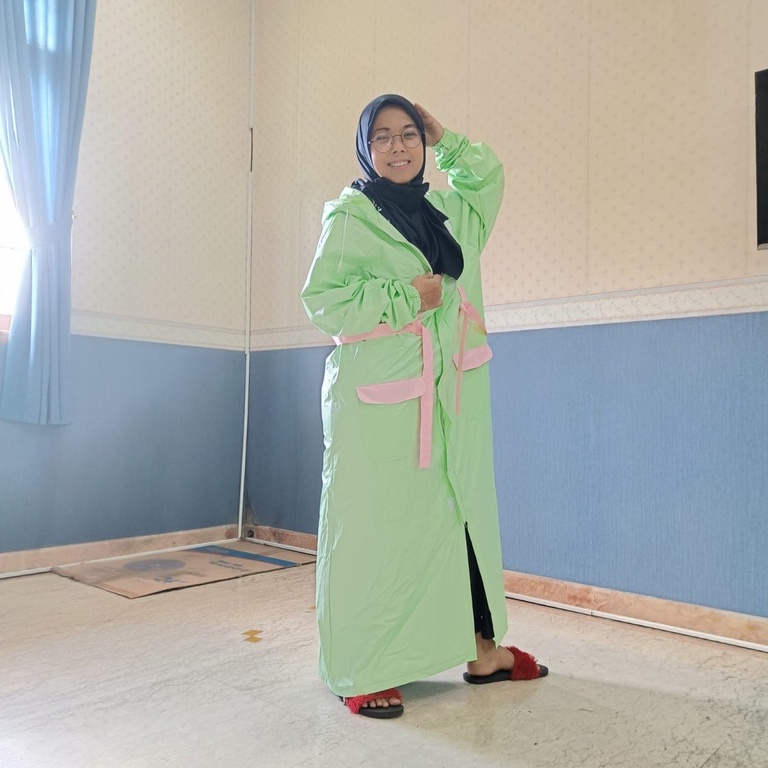 Jas Hujan Model Gamis SAFIRA Indoplast