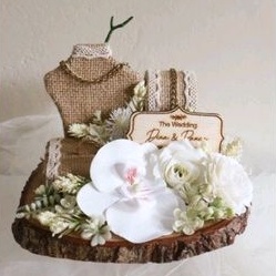tempat perhiasan / box mahar / tempat kalung / box mahar rustic / Set Perhiasan 150k