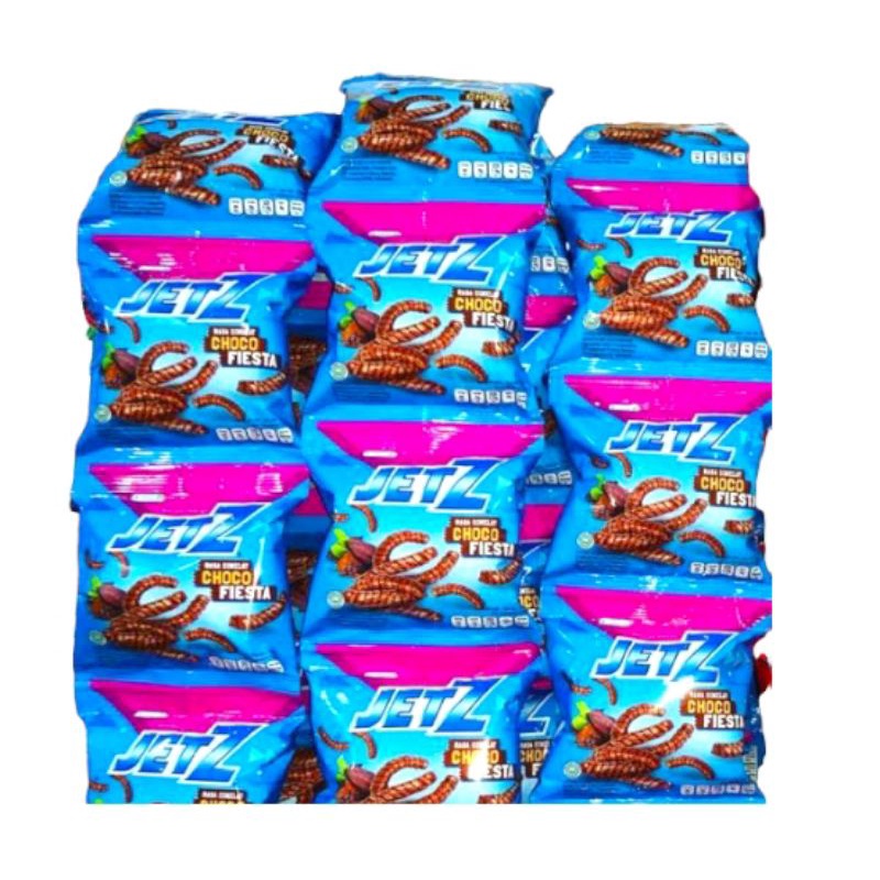 

JETZ SNACK COKLAT FIESTA RENCENG ISI 20PCS X 12GR