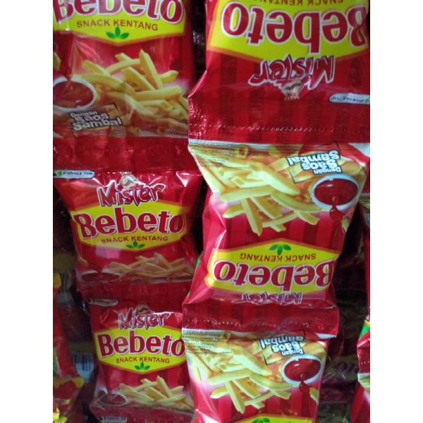 

Snack Siantar Top Mister Bebeto Isi 10pcs x9gr