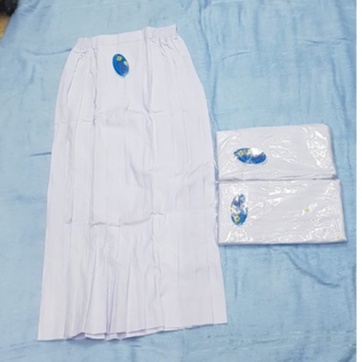 Rok Rempel Putih Panjang Seragam Sekolah Anak  SD / SMP /  SMA / SMK  Merk SERAGAM