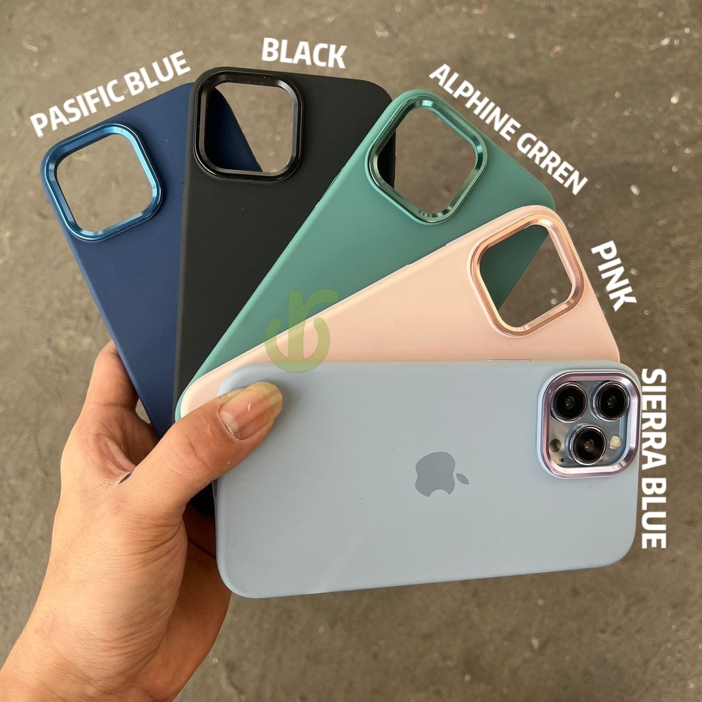 Casing Premium Chrome Anti Noda Full Cover IPHONE 7 7+ 8 8+ PLUS SE 2 X XS MAX XR 11 PRO MAX