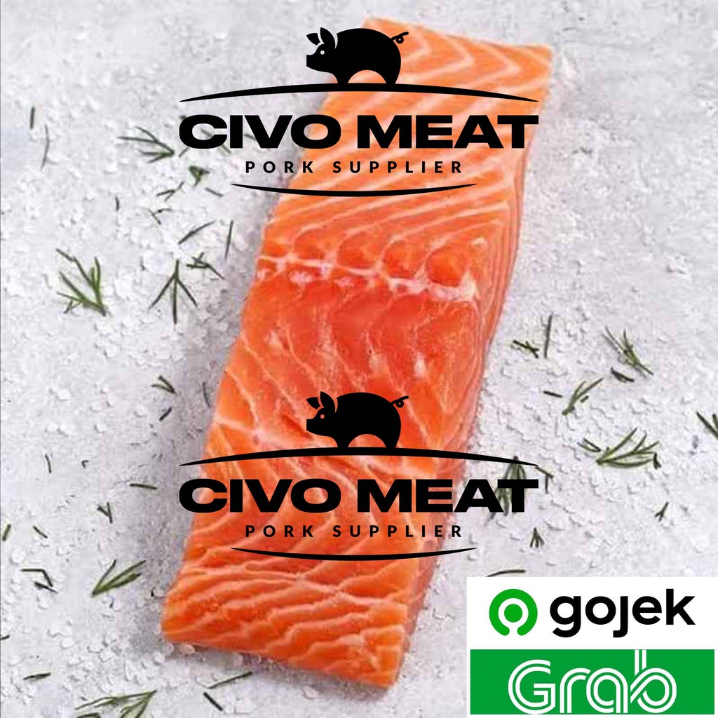 

Norwegian Salmon Fillet Portion 200g Frozen Boneless with skin - 200gr