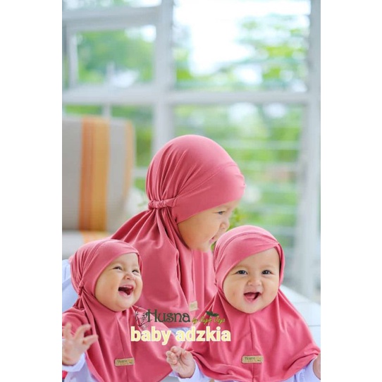 hijab baby, baby Adzkia hijab ORI Husna