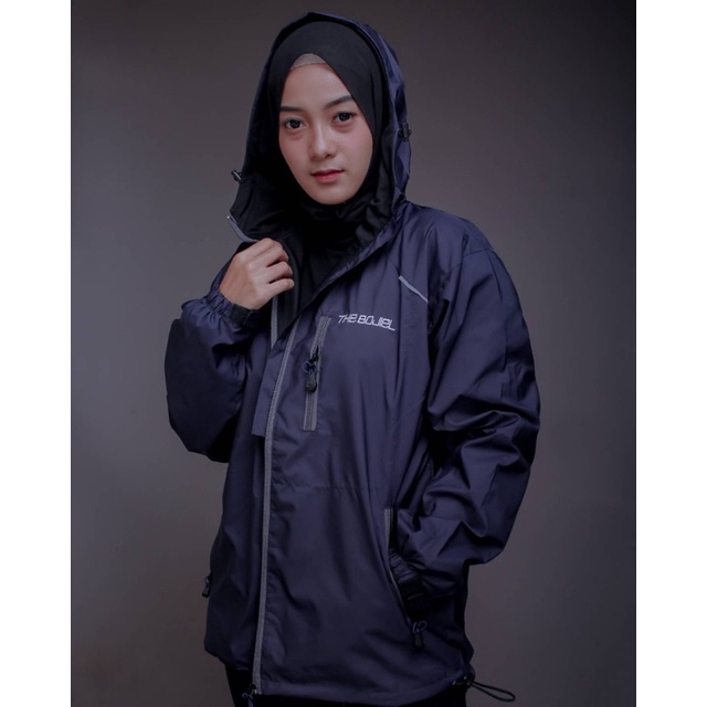 Navy Jaket The Bojiel Pleasure Jaket Parasut Jaket Outdoor