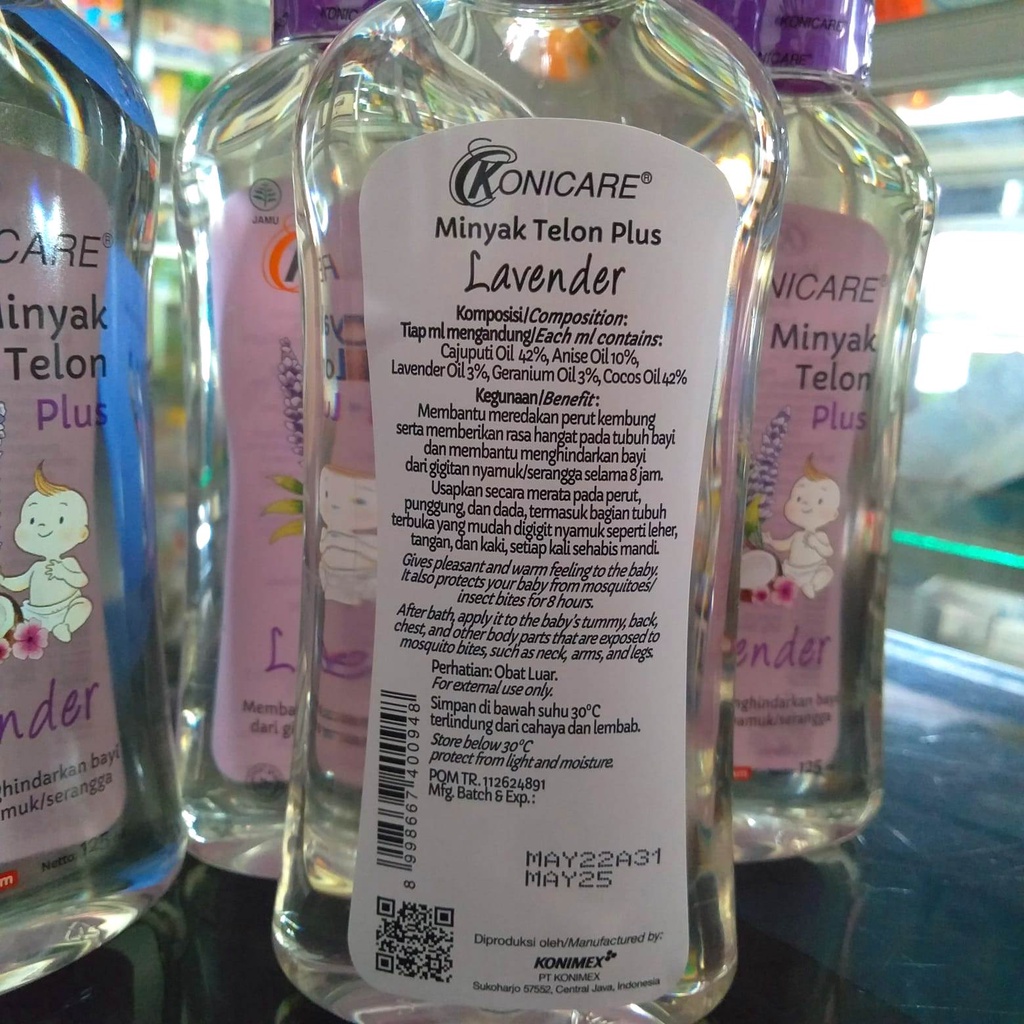 KONICARE MINYAK TELON PLUS 125 ML konicare minyak telon anti nyamuk