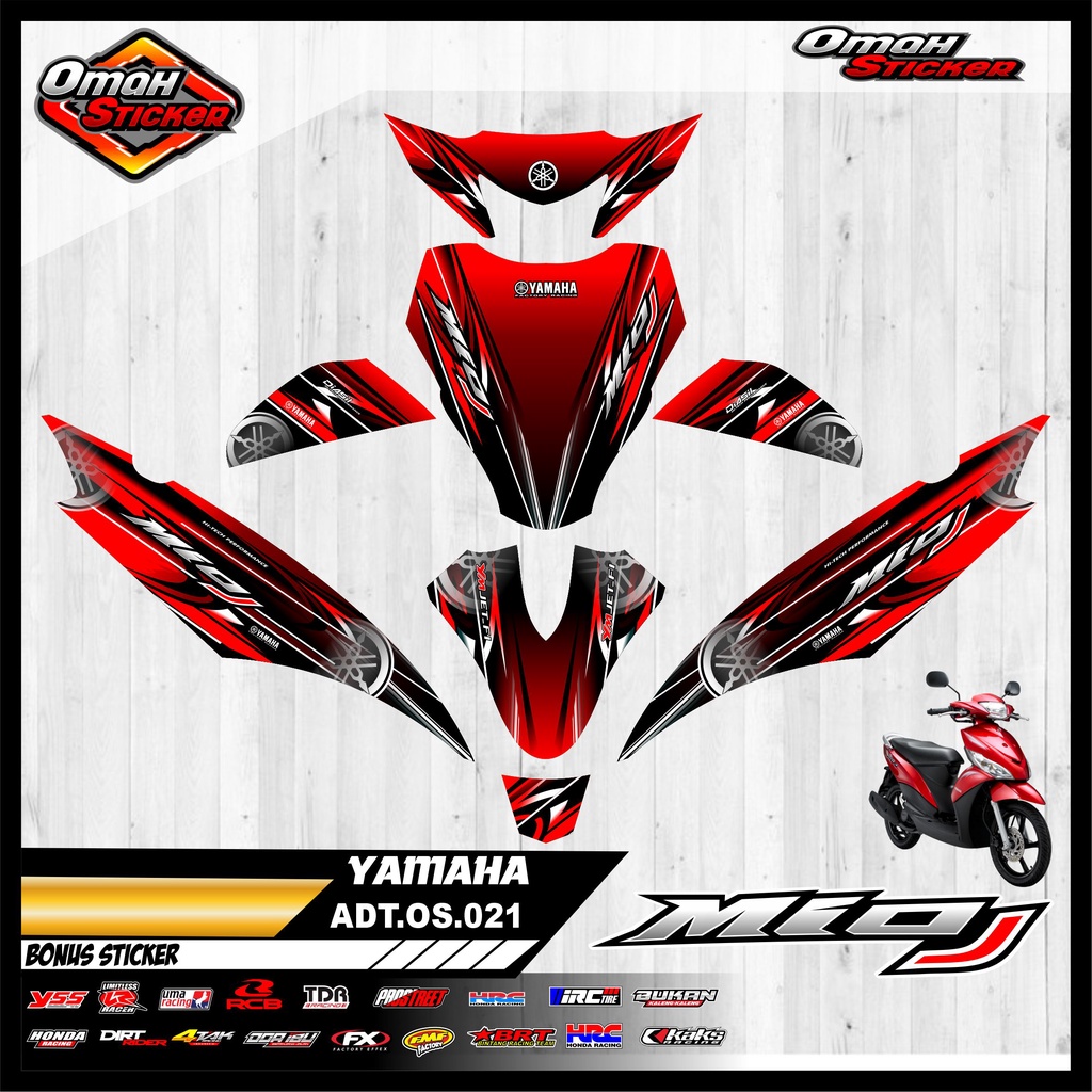 decal mio j full body .stiker decal mio j full body. ADT.021