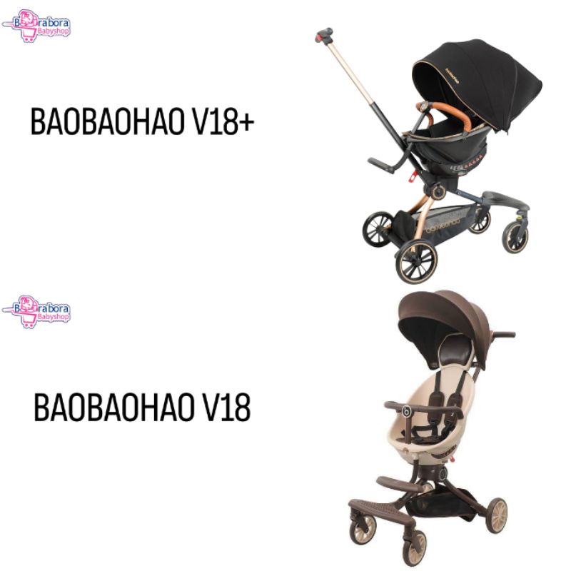 Original stroller V18 plus atau V18 Canopy baobaohao Stroler baby