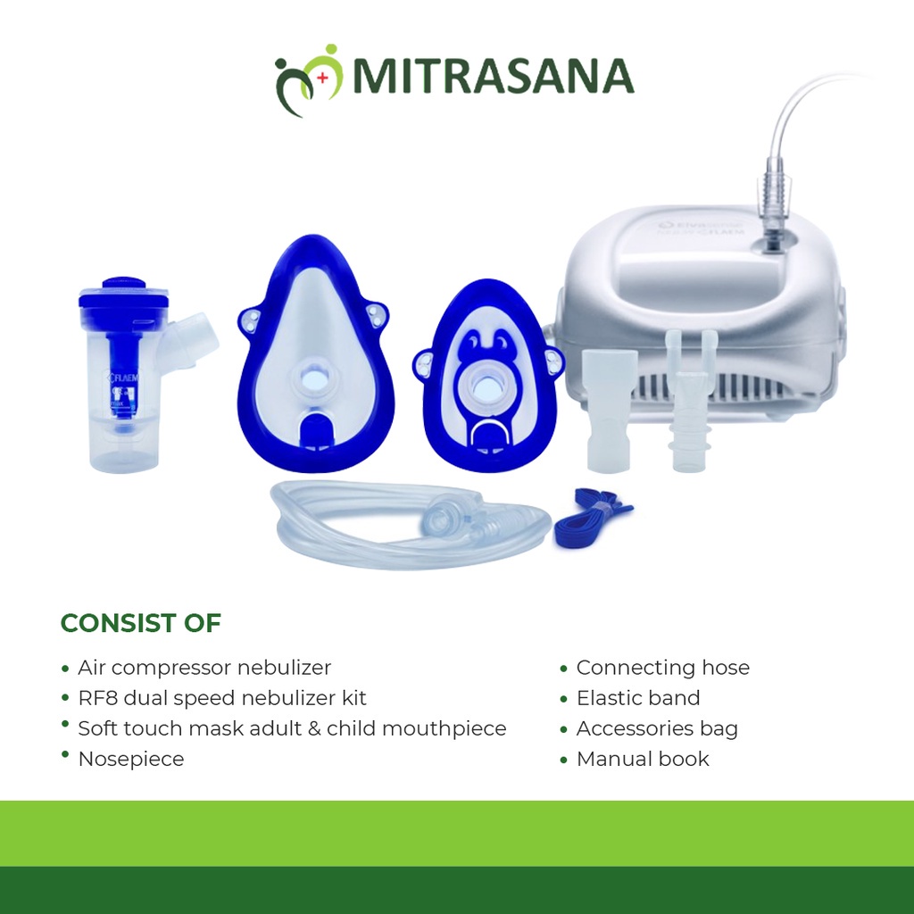 Nebulizer Air Compressor Elvasense NEB39