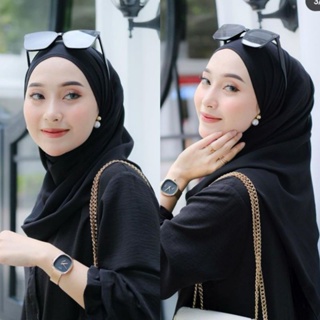 Image of Anting Hijab Gold White Solid