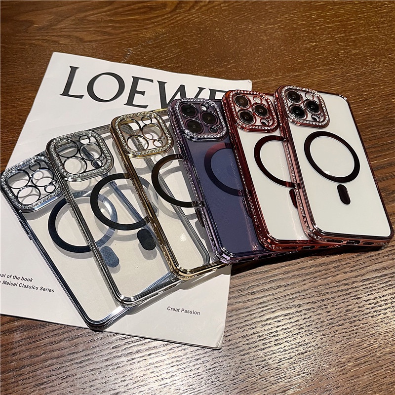 Casing soft case tpu Transparan Untuk iPhone 14 13 12 pro max