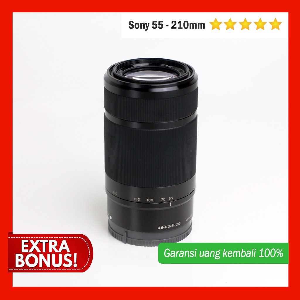 Lensa Sony 55-210mm Lensa Tele Mirrorless Sony