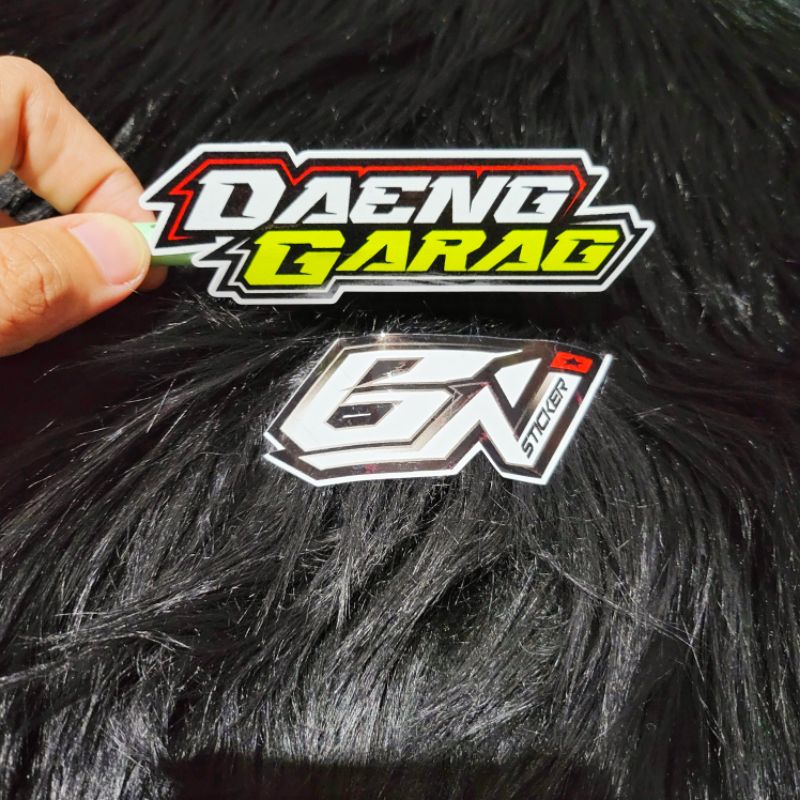 stiker viral stiker kata2 daeng garag