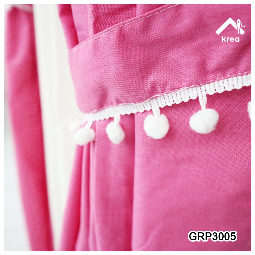 GORDEN JENDELA GORDYN PINTU TIRAI PENDEK PANJANG POLOS BAHAN KATUN CVC  - GRP3005
