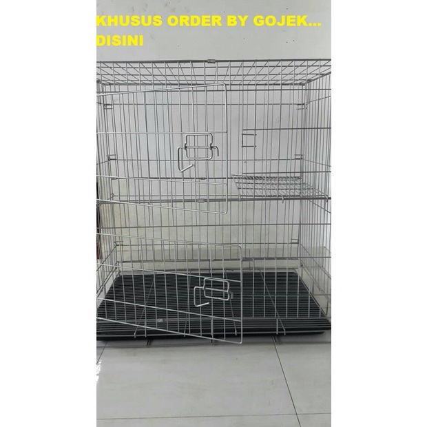 ORDER BY GOJEK - KANDANG KUCING TINGKAT 77X49X79CM