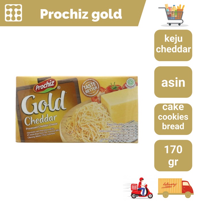 

T0P KEJU PROCHIZ CHEDDAR GOLD 180 GR NICE