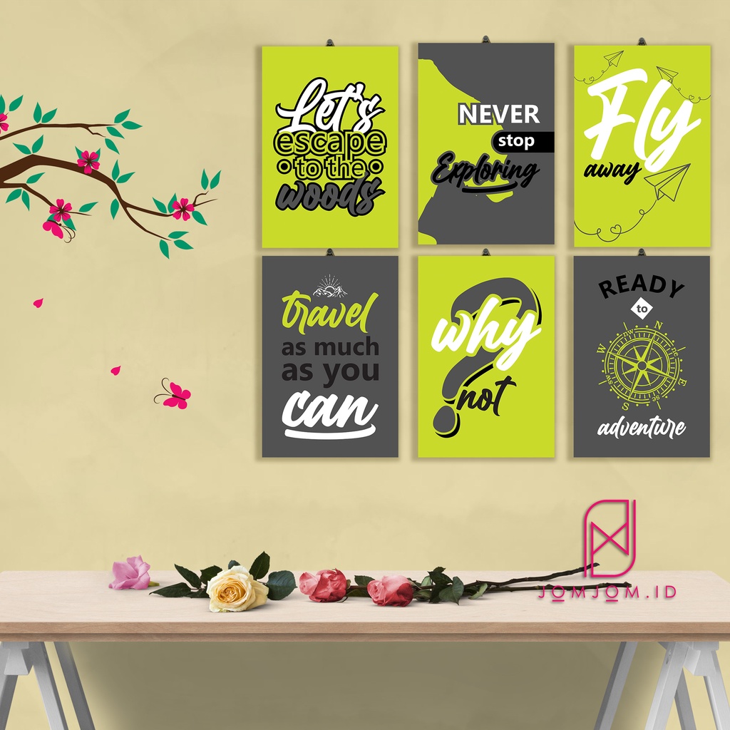 HIASAN DINDING QUOTE MOTIVASI WALLDECORE HIASAN DINDING PAJANGAN POSTER KAYU QUOTE MOTIVASI BAHASA I