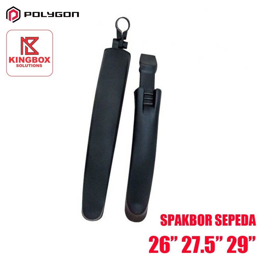 Spakbor Sepeda MTB Hybrid Touring Polygon Hitam