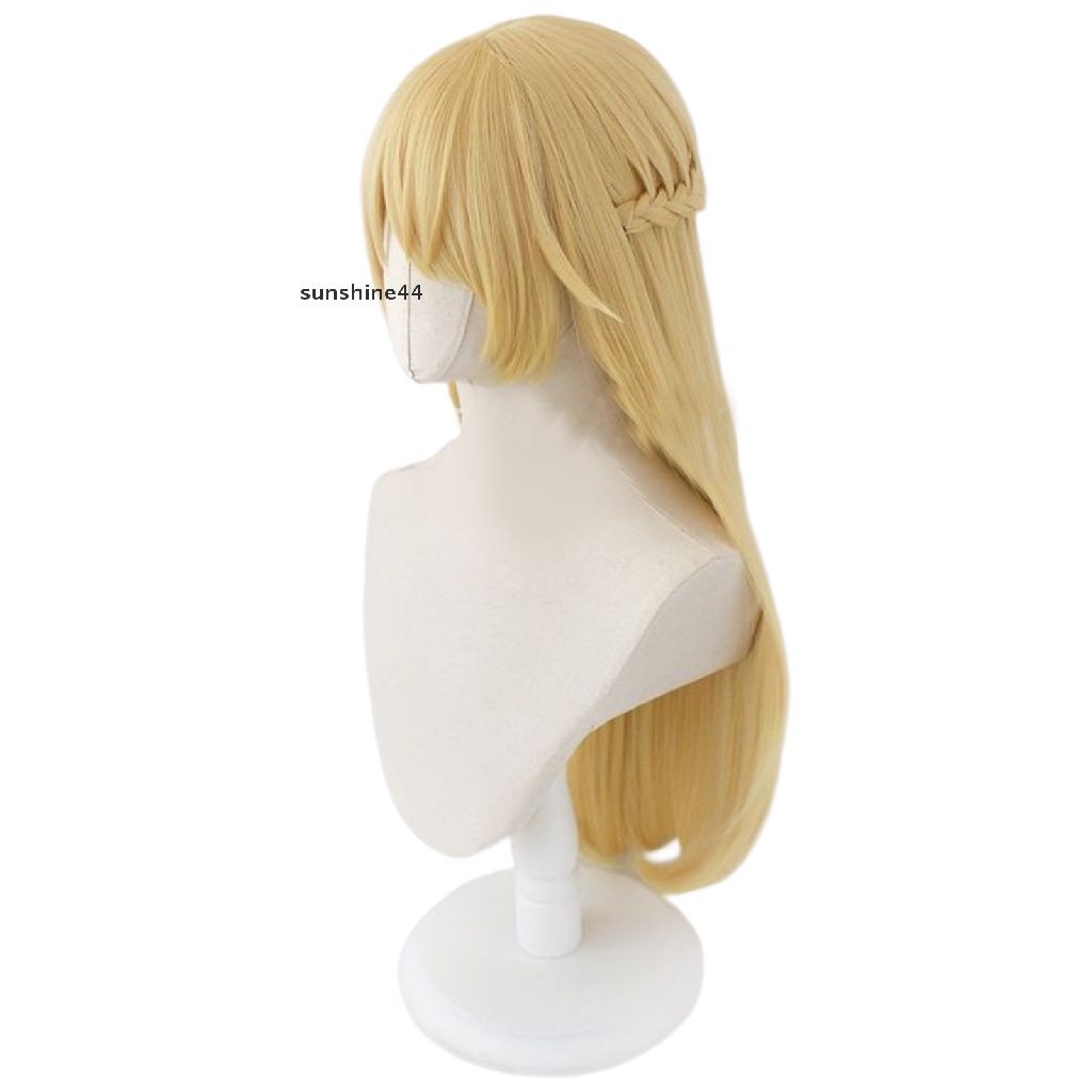 Sunshine Wig / Rambut Palsu Panjang Warna Pirang Untuk Kostum Cosplay Halloween