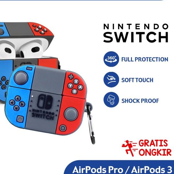 Case Airpods Pro / Airpods 3 Nintendo Switch Casing - AirPods Pro