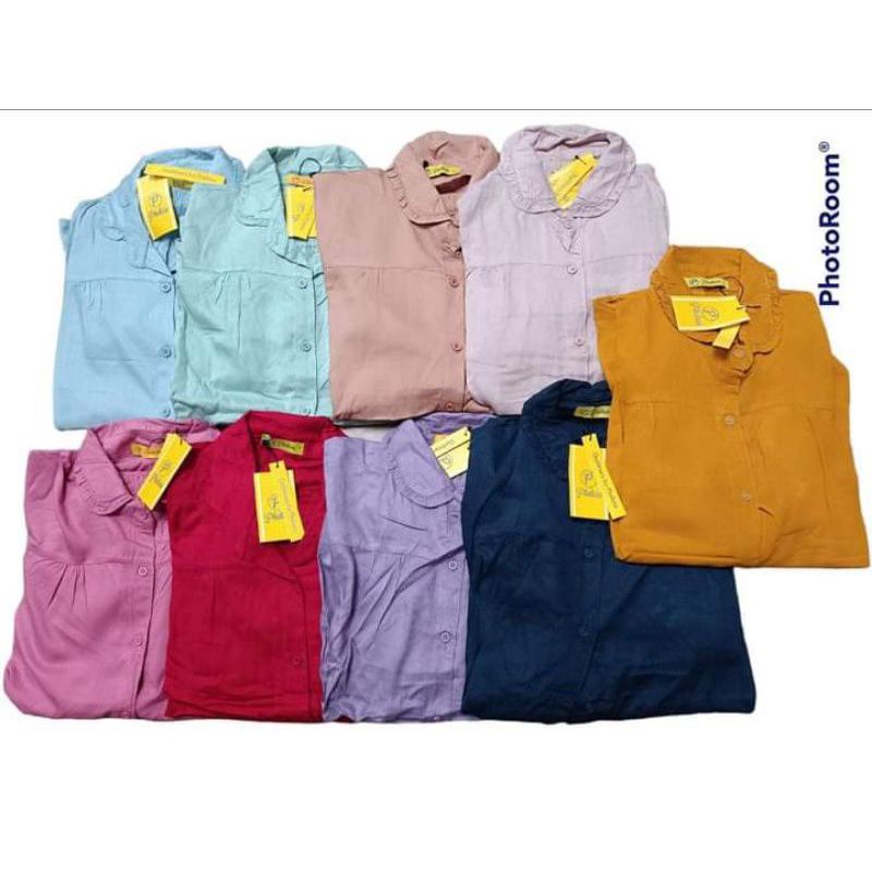 one set kemeja phelicia / one set dewasa rayon twill